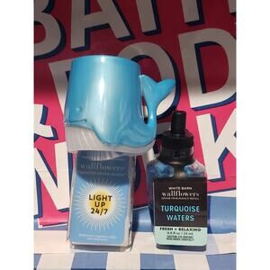 BBW Blue Whale Night Light  Fragrance Wallflower Plug In